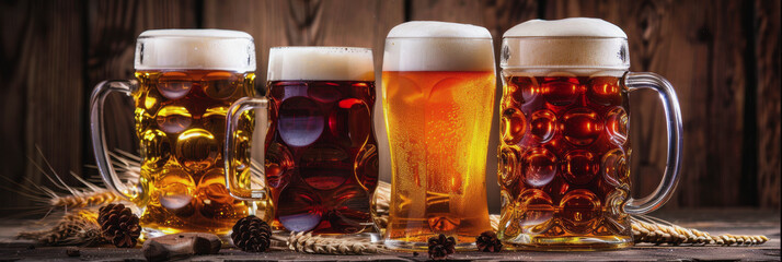 Oktoberfest holiday. beer festival. beer festival. Ice drinks beer