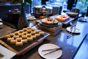 Thai desserts ready to serve