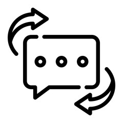 feedback line icon