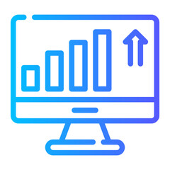 metrics gradient icon