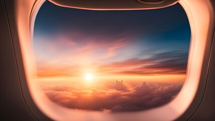 Fototapeta premium aircraft window