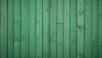 Fototapeta premium Green wooden planks texture background