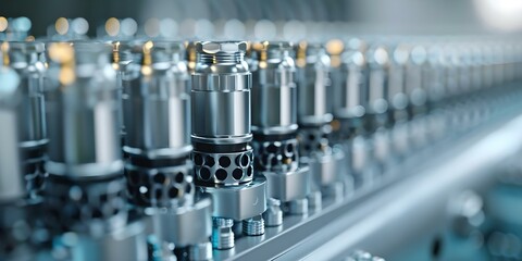 Detailed image of hightech electric vehicle battery terminal connectors in clos. Concept Electric Vehicles, Battery Terminals, High Tech, Close-up Shot, Automotive Technology