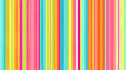 Obraz premium Vibrant multicolored vertical stripes create a lively, cheerful abstract pattern perfect for backgrounds, wallpapers, and creative designs.