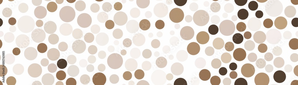 Poster abstract background with beige and brown circles. modern design with circular pattern, ideal for dig