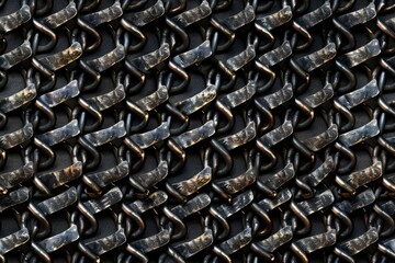 Abstract iron armor seamless texture