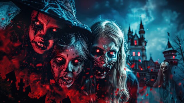 Free halloween background wallpaper poster page card