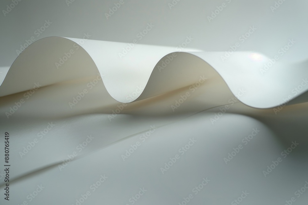 Aufkleber close-up shot of a sheet of paper lying on a table, suitable for use in educational or office settin