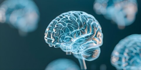 Abstract background for Brain Injury Awareness Week. Concept Brain Injury Awareness, Abstract Design, Health Campaign, Supportive Community