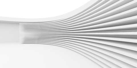 White elegant empty space.  White wall room background. Abstract interior