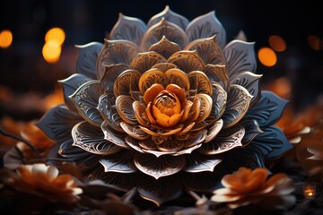 Background Mandala Gradient, generative IA