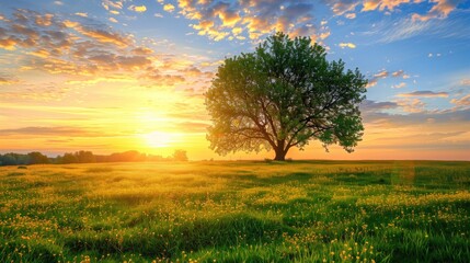 Obraz premium Free good morning scene wallpaper background photo