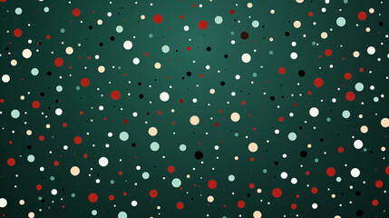 Red Dots Balls Circles on Green Background, Abstract Image, Texture, Pattern Background, Wallpaper, Smartphone Cover and Screen, Cell Phone, Computer, Laptop, 9:16 and 16:9 Format