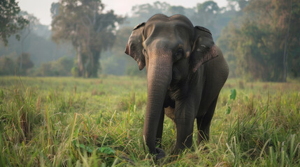 World Elephant Protection Day. elephants in the wild