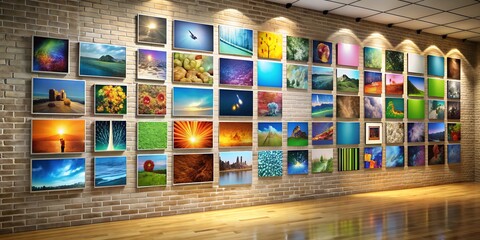 A picture on a wall informative Vibrant engaging Creative AI