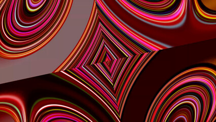 abstract colorful background with circles