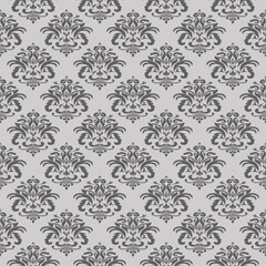 Damask pattern vector Perfect for bed sheets, carpets, and wallpapers, the seamless, vintage patterns add a touch of classic luxury to any fabric.