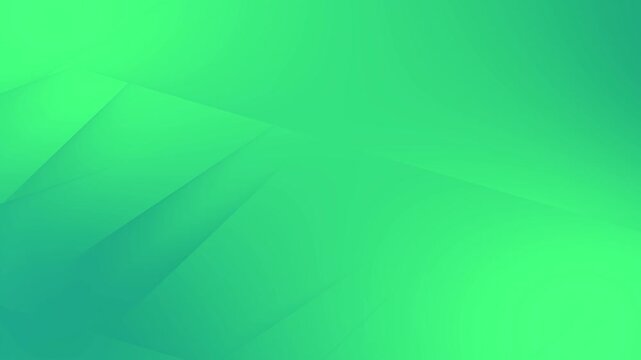 Abstract green gradient background with soft diagonal lines, ideal for seamless looping animation projects.