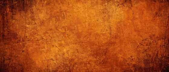 Obraz premium Brown grunge texture background with empty space, highlighting a dirty and stained vintage surface