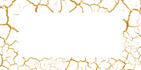 Gold Shining Paint Stain Hand Drawn Illustration brush stroke paint ornament decorate. Gold frame. Wedding invitation border. Geometric abstract. Luxury line