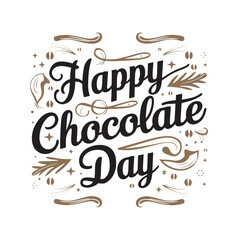 Happy Chocolate Day T-shirt design