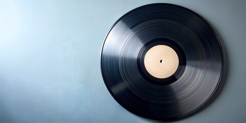Fototapeta premium Schallplatte Vinyl Schellack Vinylscheibe Scheibe Platte Generative By AI