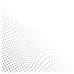 Naklejka premium Abstract Dot Corner