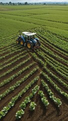 Smart agriculture - Agriculture that uses technology to increase yield and reduce the use of resources such as water and chemicals.