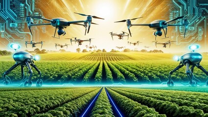 Smart agriculture - Agriculture that uses technology to increase yield and reduce the use of resources such as water and chemicals.