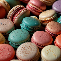 Macarons, cake, dessert, french, sweet, delicious, snack, france, chocolate, macarons, cookies, macaron, macaroon, cookie, biscuit, food, macaroons, colorful, pastry, candy, christmas, holiday, cricke