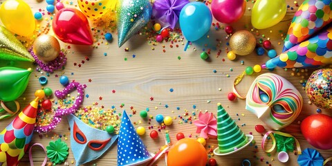 Party Fete Karneval Geburtstag  Dekoration Creative AI