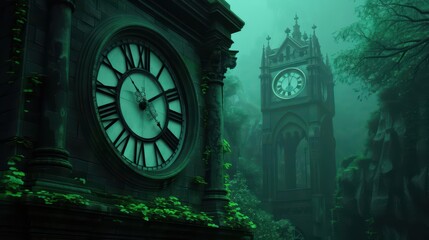Fototapeta premium Amidst a supernatural scene