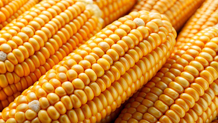 Close-up of corn.
