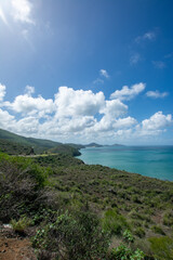 Caribbean beach, paradise, blue, virgin beach, lonely beach