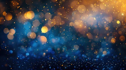 Fototapeta premium Colorful Blurred Bokeh Lights Background With Sparkling Effects for Festive and Celebratory Themes