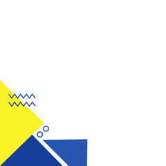 Geometric Memphis Corner