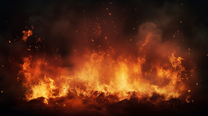 fiery background