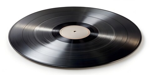 Obraz premium Schallplatte Vinyl Schellack Vinylscheibe Scheibe Platte AI-Created Content