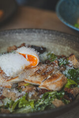 A vibrant collection of coffee, lemonades, ready meals, bistro photography, and desserts. Enjoy gourmet drinks, plated dishes, and sweet treats, perfect for showcasing culinary artistry and café ambia