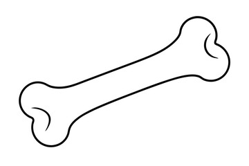dog bone vector illustration