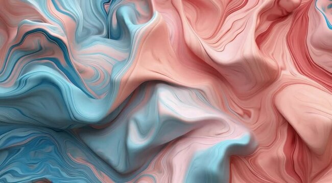 abstract pastel pink and blue flowing texture