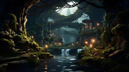Fantasy Landscape Game Art