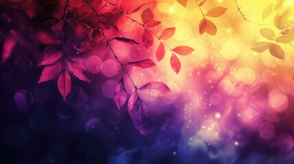 Joyful Playfulness in Vibrant Blurred Festivity - Concept of Carefree Fun with Realistic Touch on Colorful Background