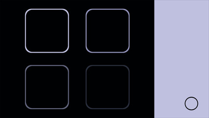 Presentation background periwinkle and black color. Stylish solution for designers, creating layouts, presentations, commercial proposals, banners, mockups, brand books
