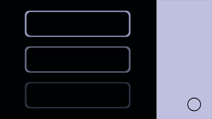 Presentation background periwinkle and black color. Stylish solution for designers, creating layouts, presentations, commercial proposals, banners, mockups, brand books