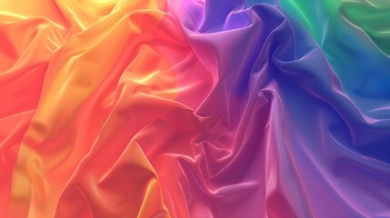 Obraz premium The rainbow pride flag for gay pride day, international LGBTQ+ day.