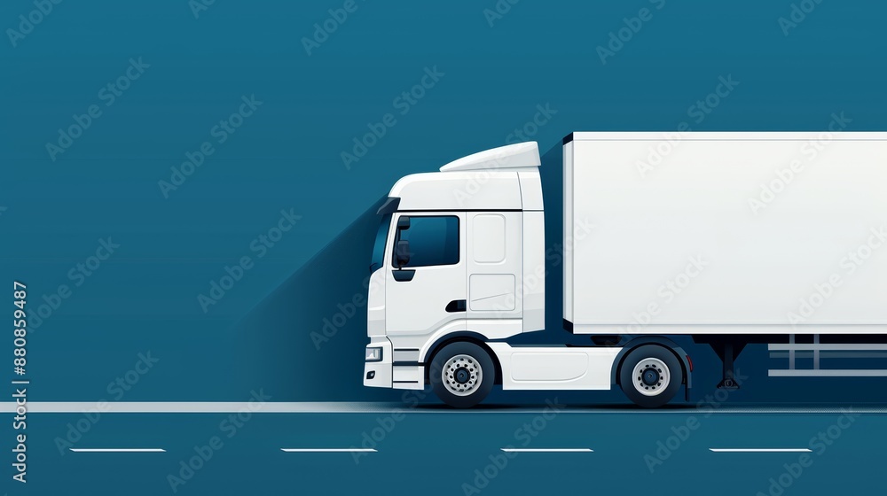 Aufkleber movements analysis flat design front view logistics theme watercolor complementary color scheme, ver