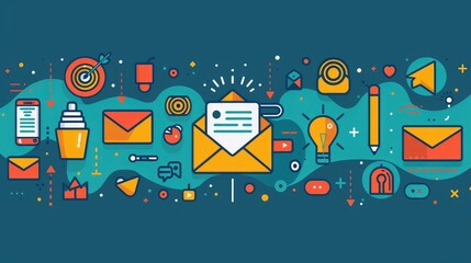 Fototapeta premium Targeted Email Marketing Campaign
