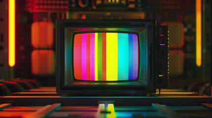 TV broadcast test image, wallpaper, past TV tests