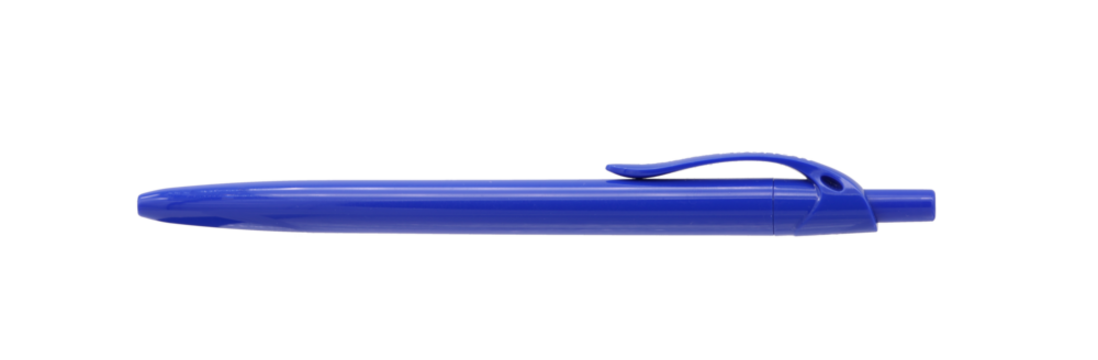 Blue pen on transparent background (PNG File)